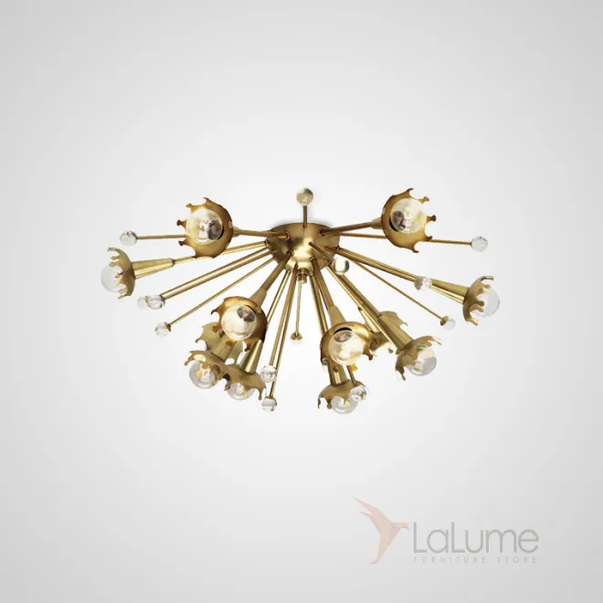 Потолочный светильник из металла с деталями из стекла IMPULSE C Потолочный светильник из металла с деталями из стекла IMPULSE C