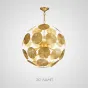 Дизайнерская люстра из металла INCA BALL