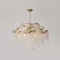 Дизайнерская люстра с подвесками из стекла ISABEL