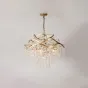 Дизайнерская люстра с подвесками из стекла ISABEL