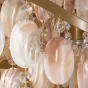 Дизайнерская люстра с подвесками из перламутра ISABEL PEARL