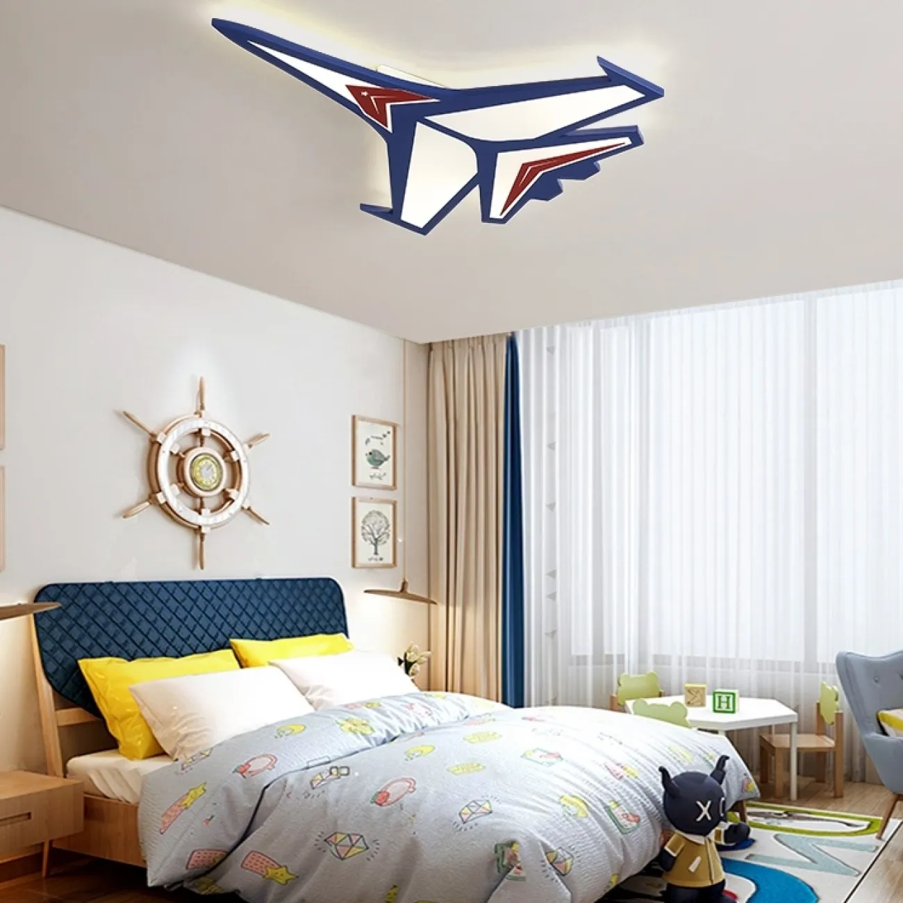 Потолочный светильник в виде самолета JET Потолочный светильник в виде самолета JET