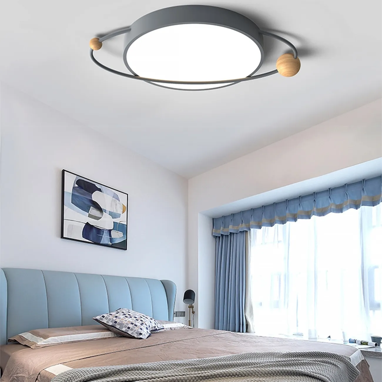 Цветные потолочные светильники с планетарным дизайном JUPITER