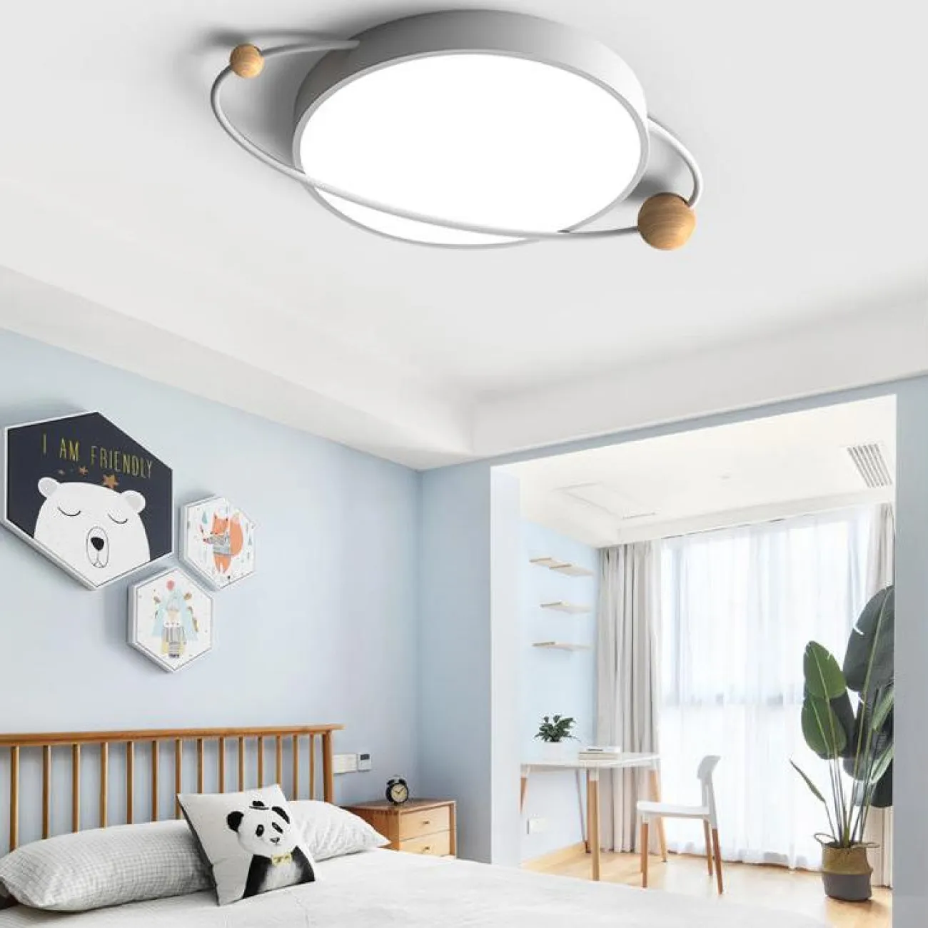 Цветные потолочные светильники с планетарным дизайном JUPITER