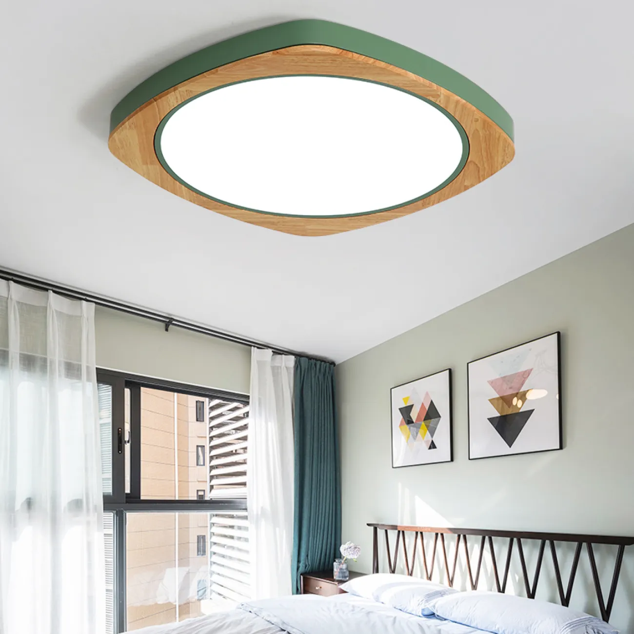 Светодиодные потолочные светильники в скандинавском эко стиле KANT Светодиодные потолочные светильники в скандинавском эко стиле KANT