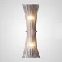 Настенный светильник-бра с фактурным стеклянным плафоном LANGA