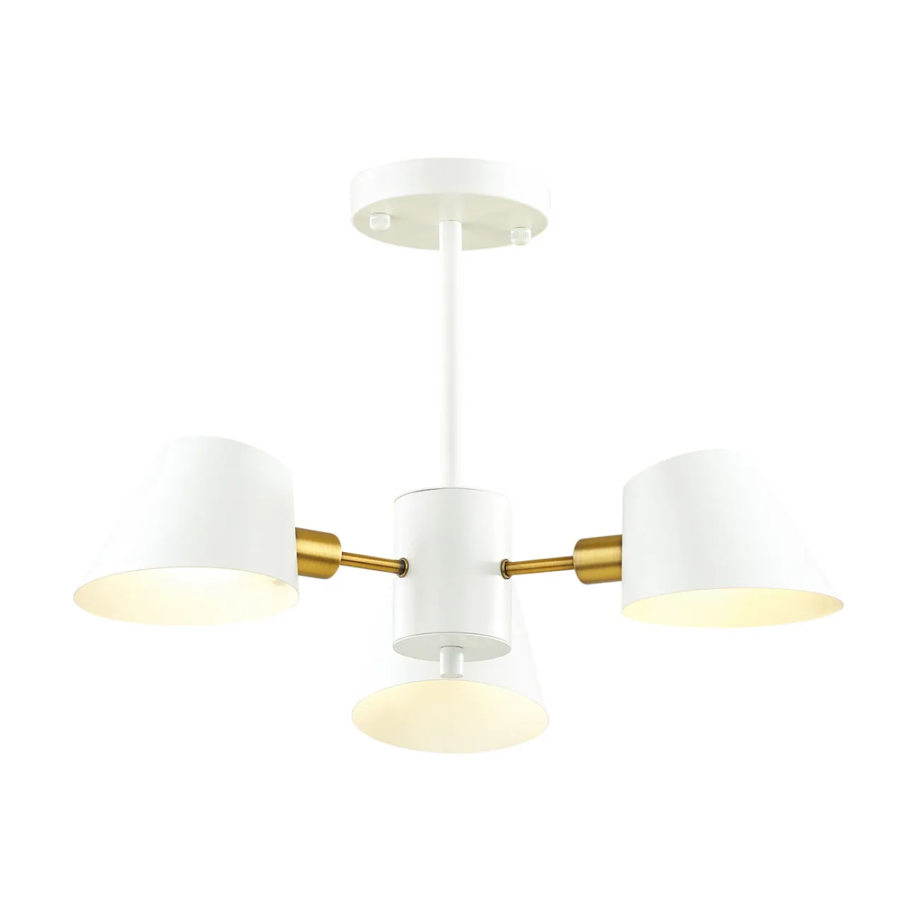 Люстра с металлическими плафонами MANO