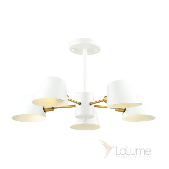 Люстра с металлическими плафонами MANO