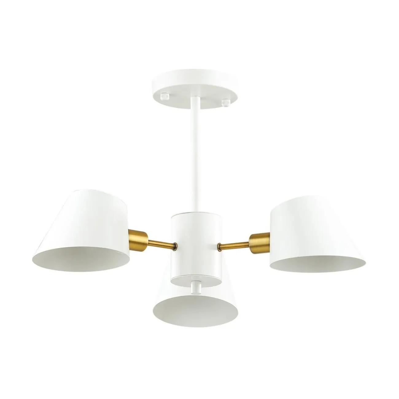 Люстра с металлическими плафонами MANO