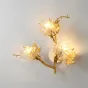 Настенная-бра с каркасом в форме ветвей клена из металла и плафоном из стекла MAPLE A WALL