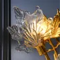 Настенная-бра с каркасом в форме ветвей клена из металла и плафоном из стекла MAPLE A WALL