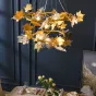 Люстра из металла и стекла на каркасе в форме ветвей клена MAPLE A