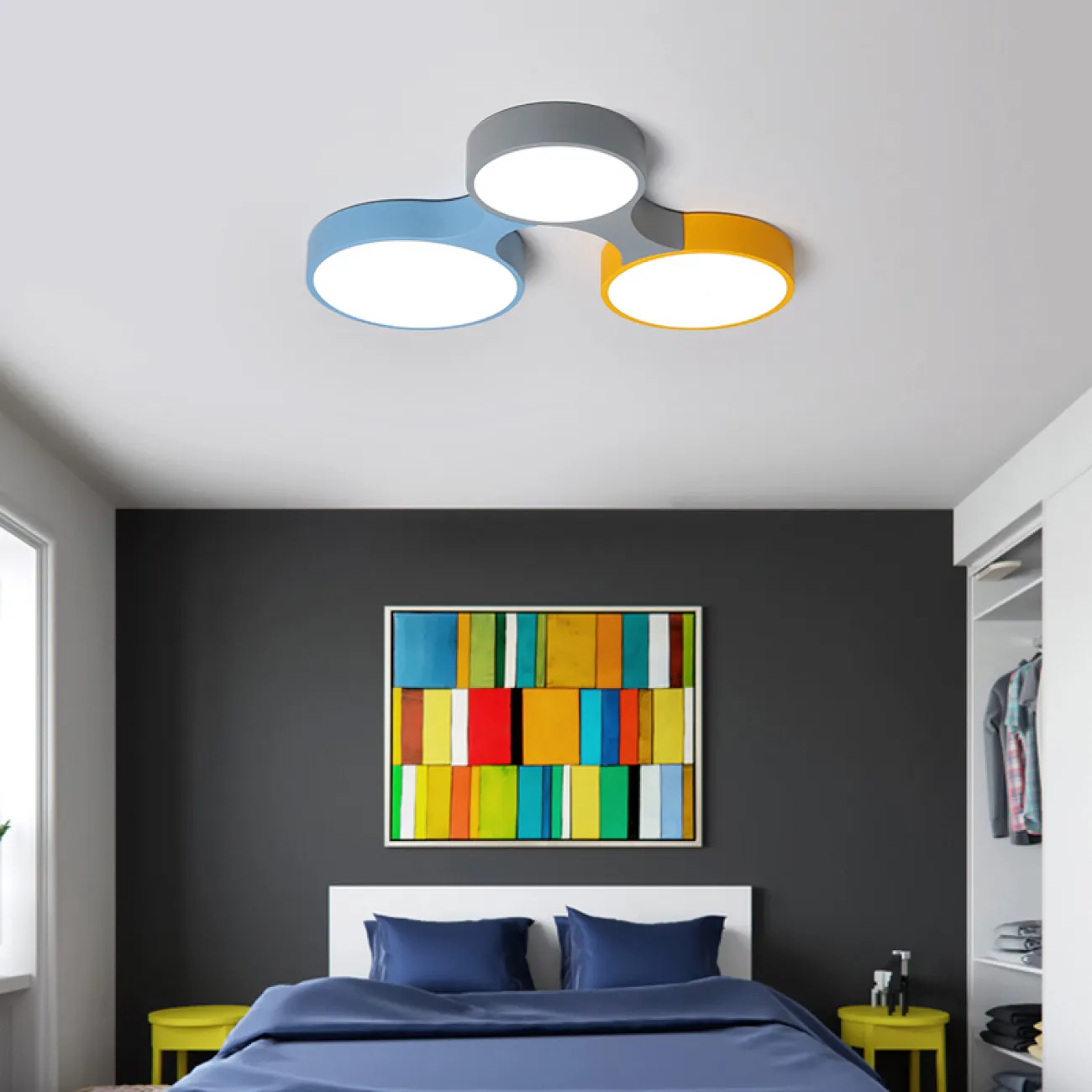 Цветной светодиодный потолочный светильник MEDLEY Цветной светодиодный потолочный светильник MEDLEY