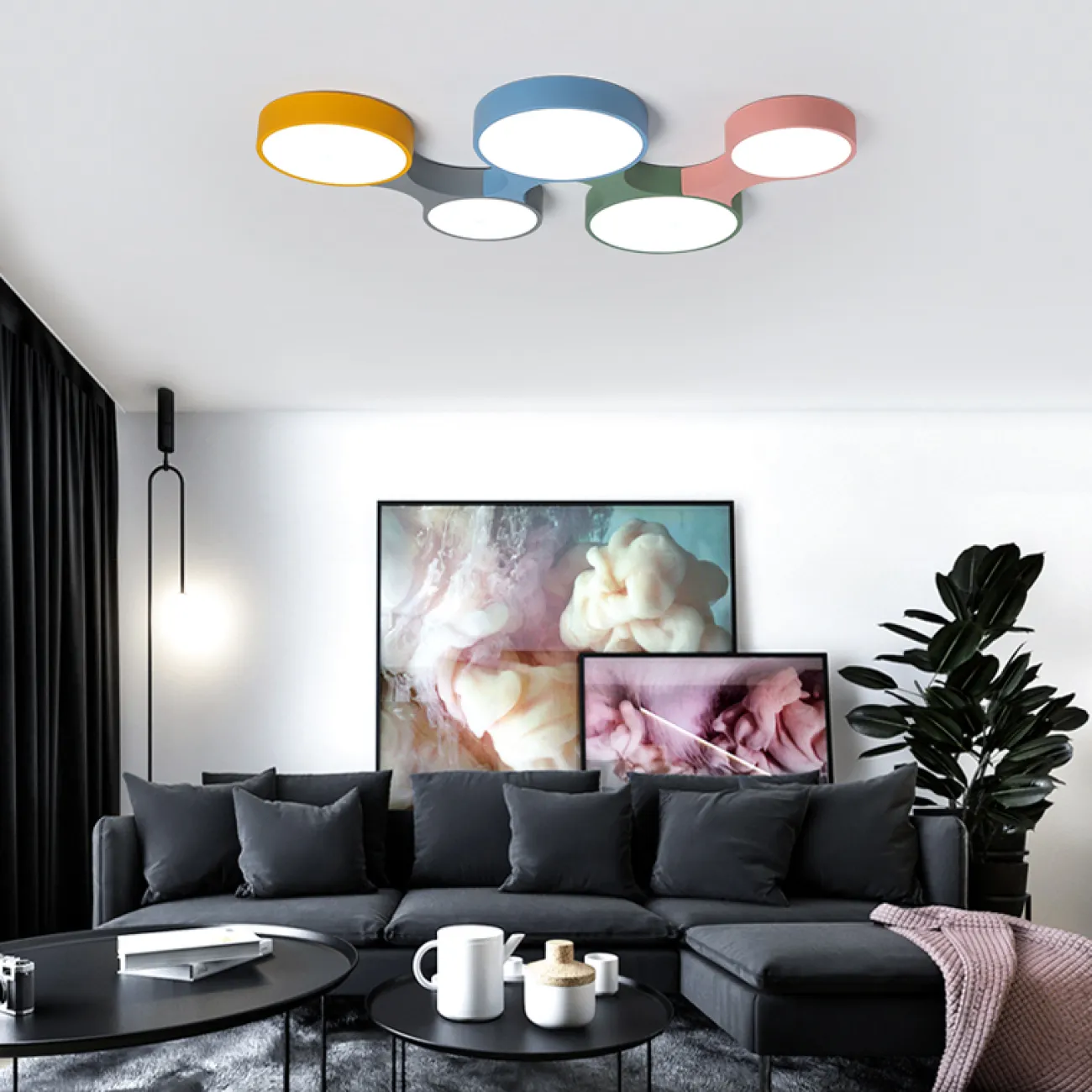 Цветной светодиодный потолочный светильник MEDLEY Цветной светодиодный потолочный светильник MEDLEY