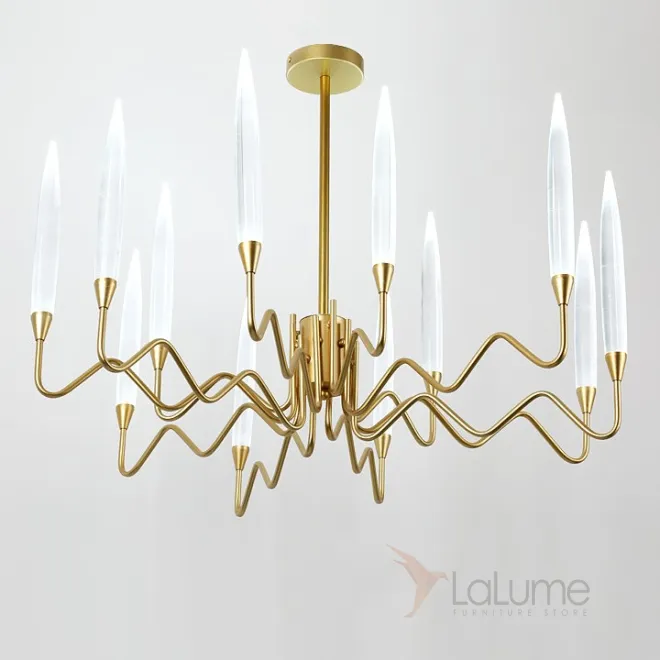 Современная серия люстр с рассеивателями форме свечи MELVIN