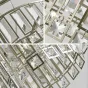 Дизайнерская люстра с подвесками из стекла MIDAR