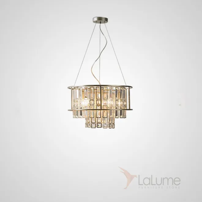 Дизайнерская люстра с подвесками из стекла MIDAR