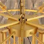 Дизайнерская стеклянная люстра в стиле постмодерн NIBA