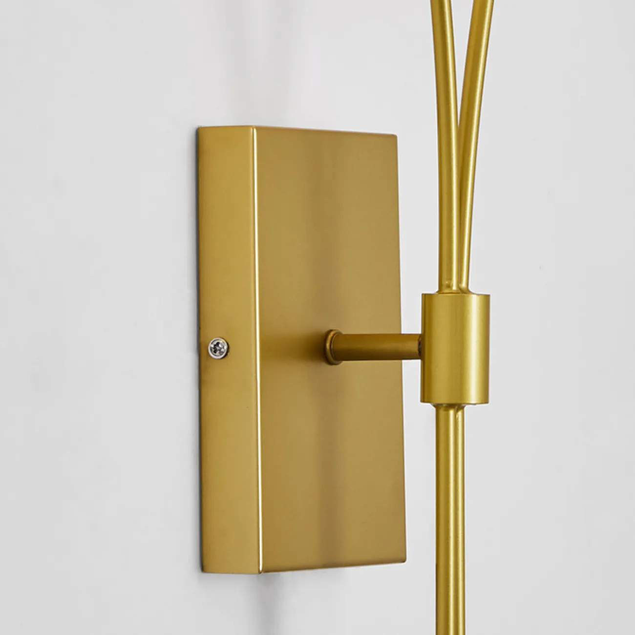 Бра с двумя стеклянными плафонами NIMES MILK WALL