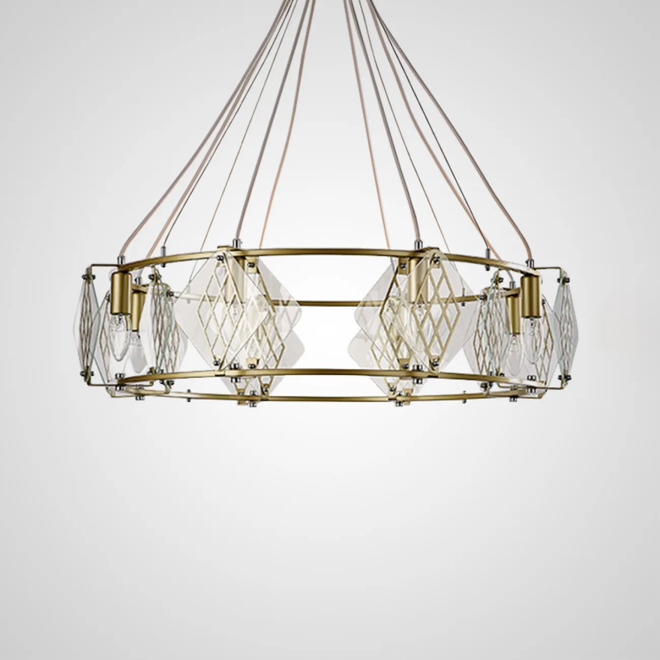 Минималистская кольцевая люстра NOAIN