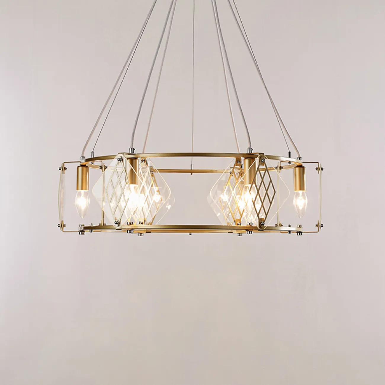 Минималистская кольцевая люстра NOAIN