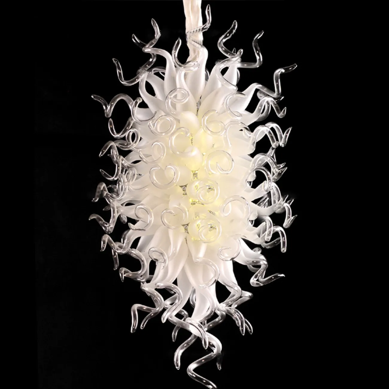 Люстры ручной работы с абажуром из стеклянных трубчатых компонентов OCTA