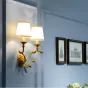 Бра на металлическом каркасе с текстильным абажуромODINE WALL