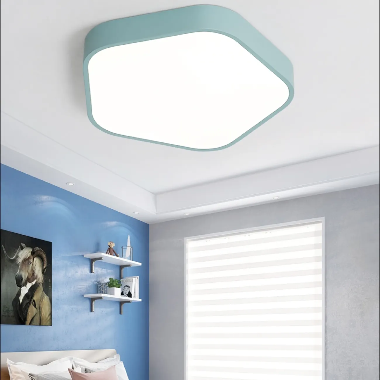 Светодиодный потолочный светильник в скандинавском стиле PENTA Светодиодный потолочный светильник в скандинавском стиле PENTA