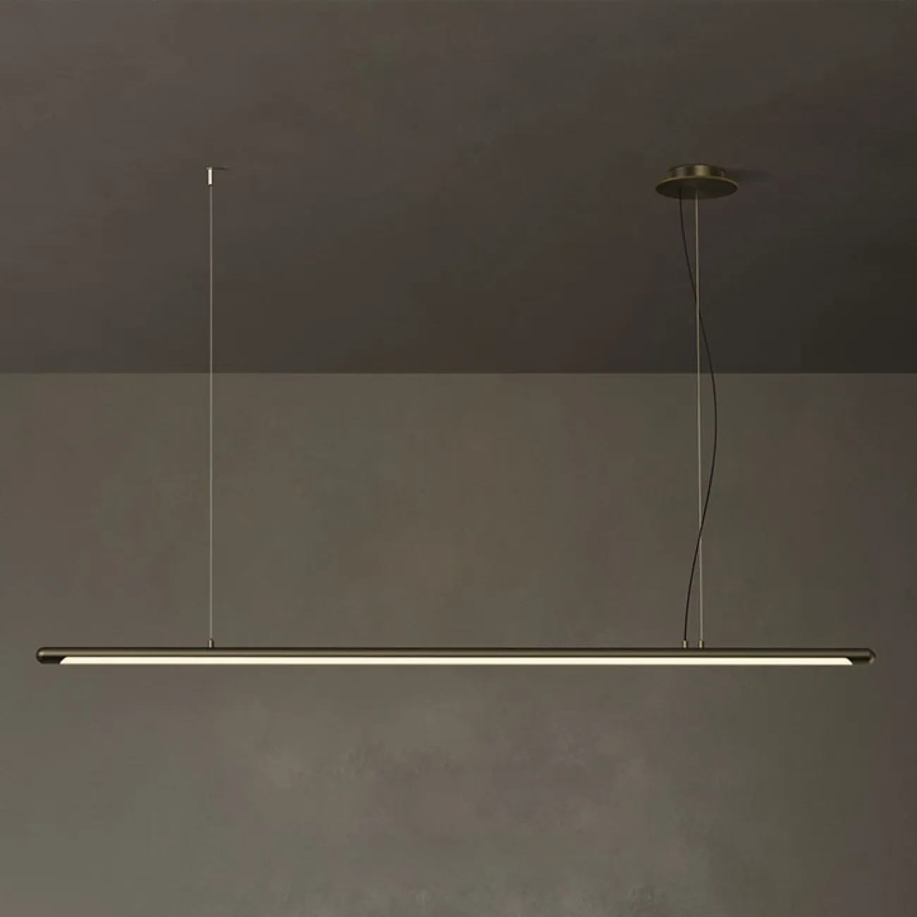 Подвесной светильник в виде стрежня со светодиодной подсветкой RENY