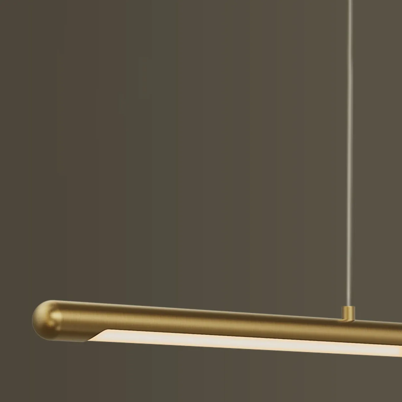 Подвесной светильник в виде стрежня со светодиодной подсветкой RENY