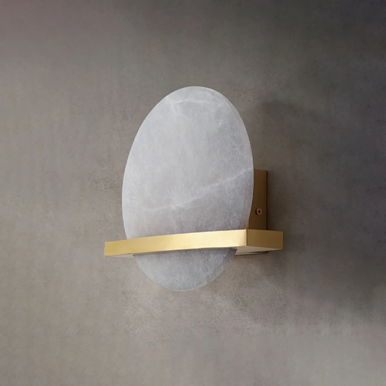 Светодиодный настенный светильник в виде мраморного диска RIKEN