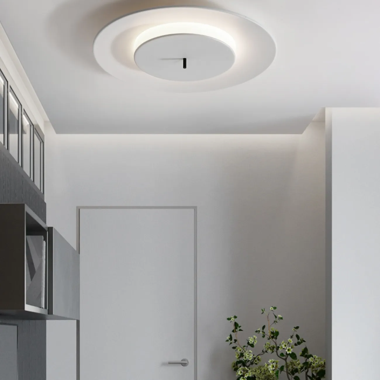 Светодиодный потолочный светильник с трансформируемым плафоном ROSWELL Светодиодный потолочный светильник с трансформируемым плафоном ROSWELL