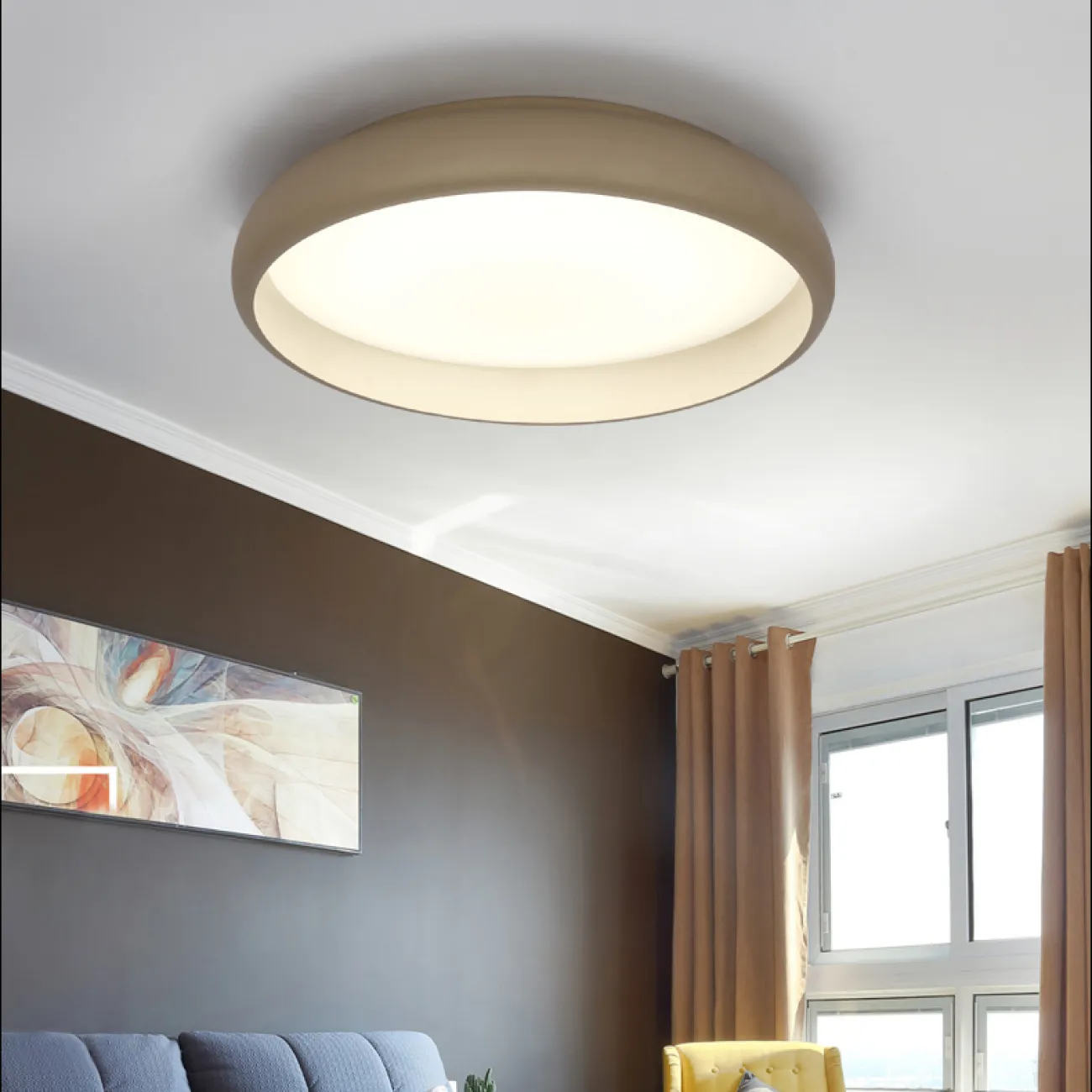 Плоский светодиодный потолочный светильник RUNDA Плоский светодиодный потолочный светильник RUNDA