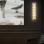 Светодиодный настенный светильник-бра из фактурного стекла RUTA