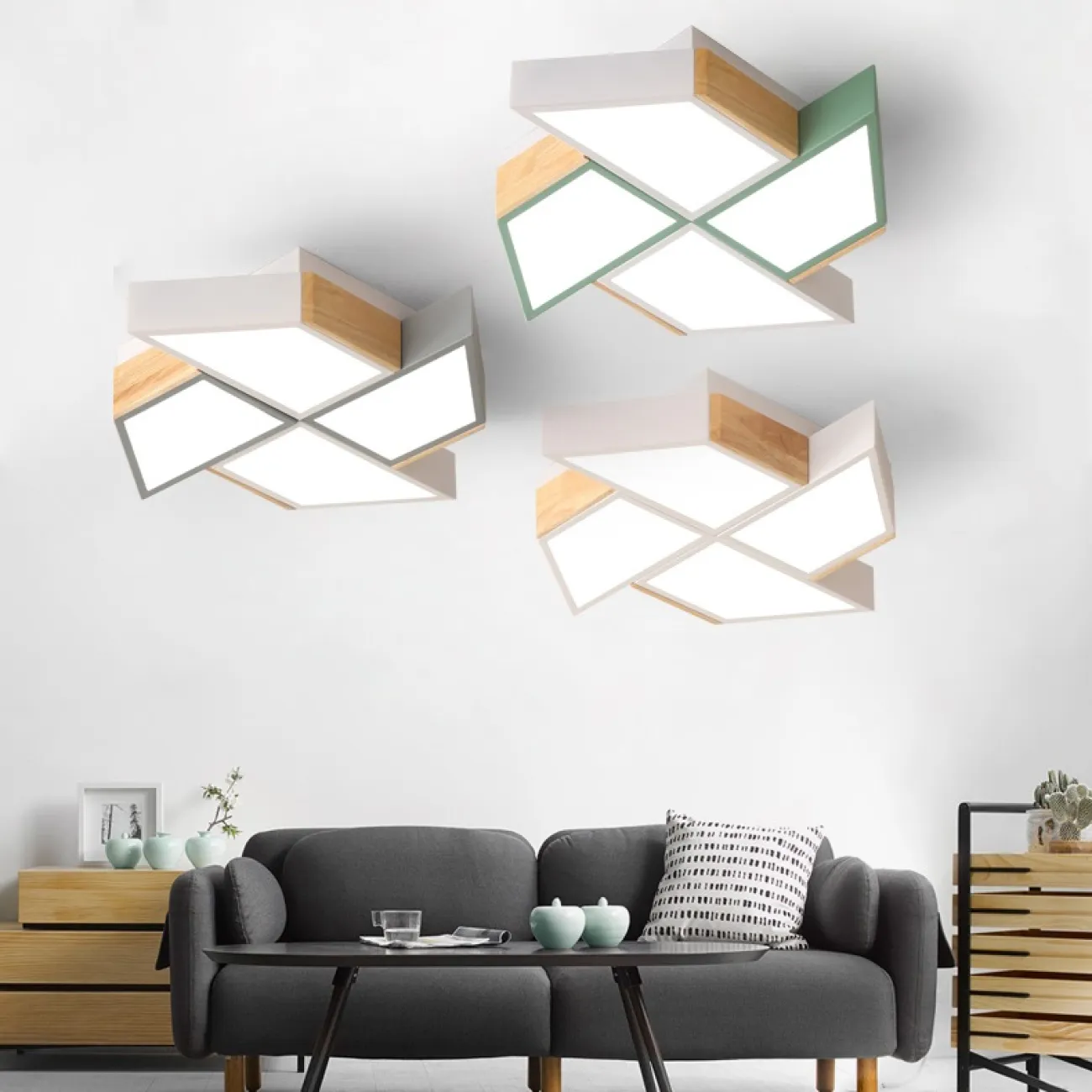 Светодиодный потолочный светильник в скандинавском стиле SABRIN Светодиодный потолочный светильник в скандинавском стиле SABRIN