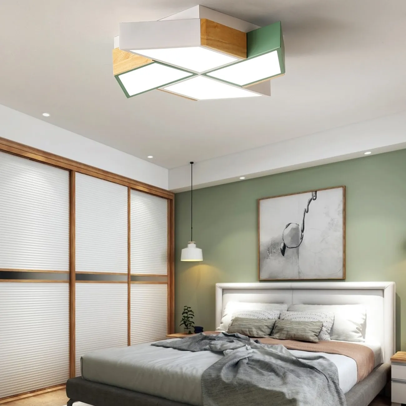 Светодиодный потолочный светильник в скандинавском стиле SABRIN Светодиодный потолочный светильник в скандинавском стиле SABRIN