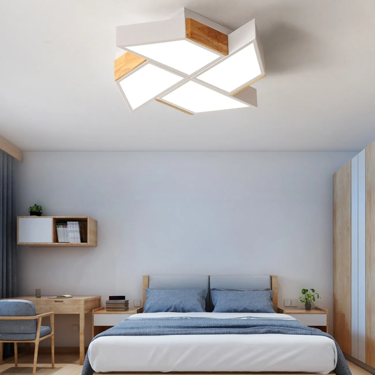 Светодиодный потолочный светильник в скандинавском стиле SABRIN Светодиодный потолочный светильник в скандинавском стиле SABRIN