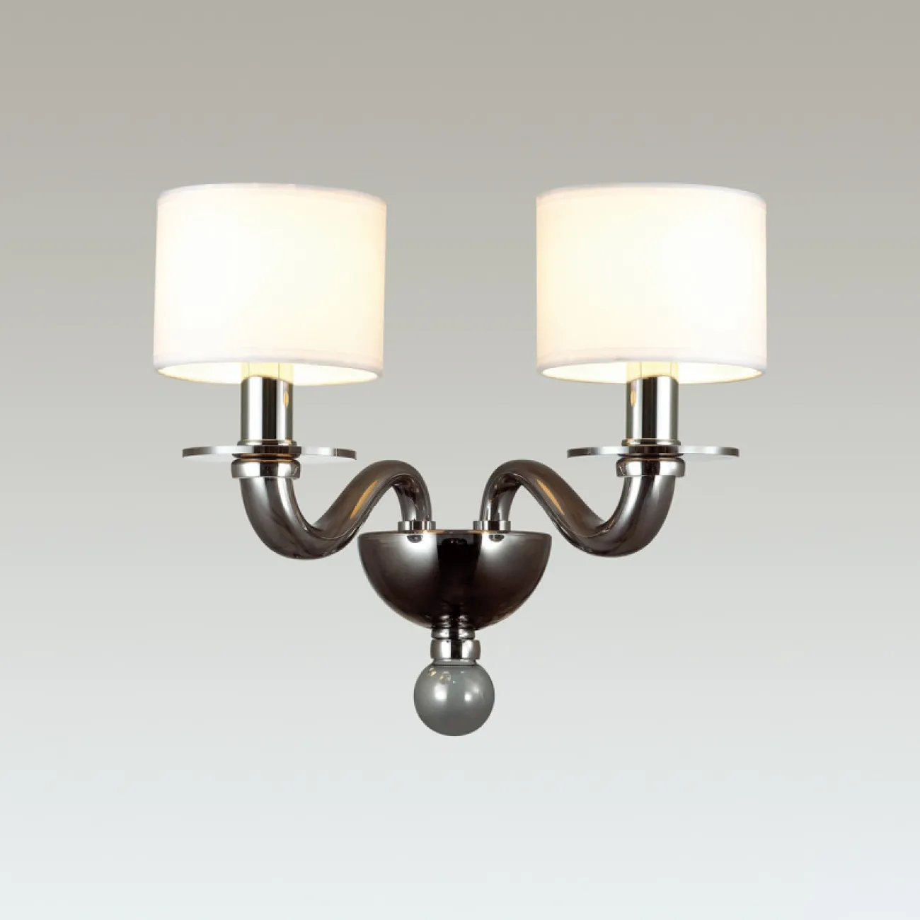 Бра в классическом стиле с текстильными плафонами SANDY WALL