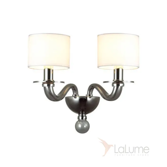 Бра в классическом стиле с текстильными плафонами SANDY WALL