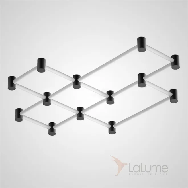 Серия потолочных светильников в виде комбинаций светодиодных трубок SART