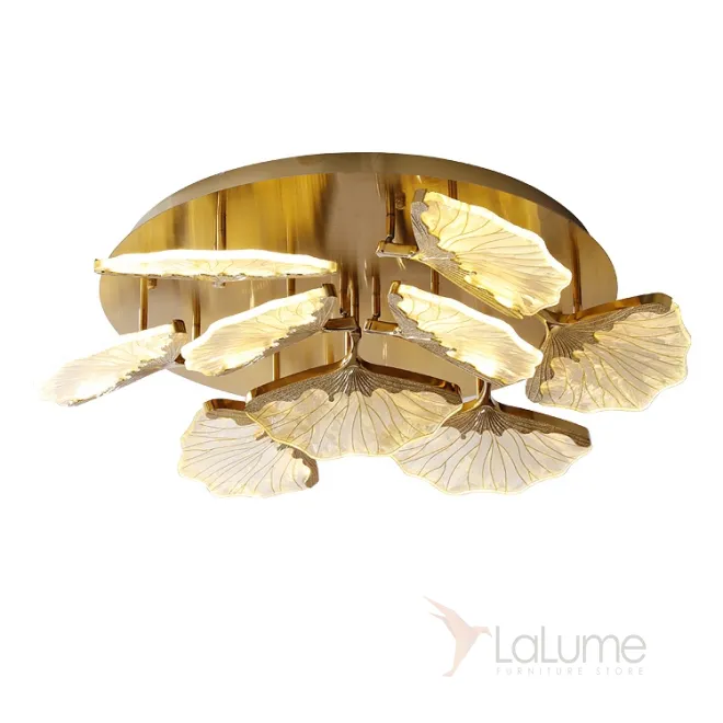 Светодиодная потолочная люстра с растительными мотивами в дизайне SELVI C Светодиодная потолочная люстра с растительными мотивами в дизайне SELVI C