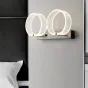 Светодиодный настенный светильник с плафоном из прозрачного акрила SENSE RINGS WALL
