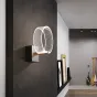 Светодиодный настенный светильник с плафоном из прозрачного акрила SENSE RINGS WALL