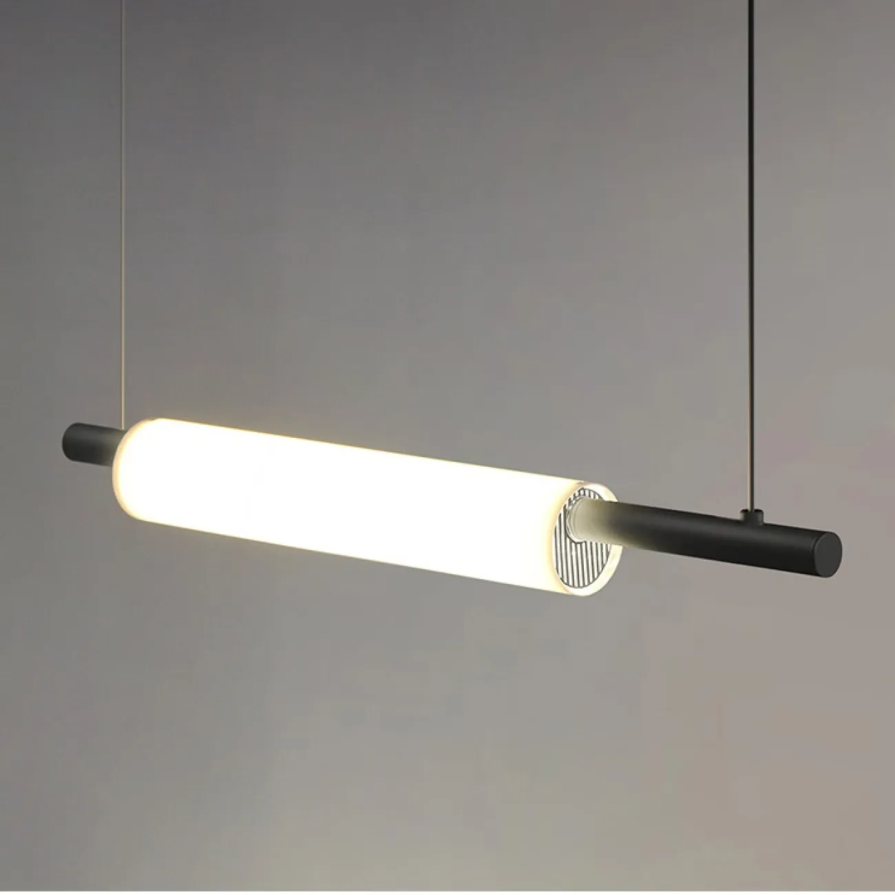 Светодиодный подвесной светильник с туннельным корпусом из стекла SIGVOR