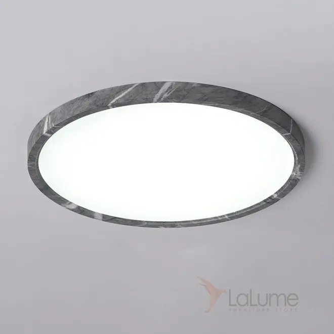 Серия ультратонких светодиодных потолочных светильников с имитацией текстуры природных материалов SLIM PATTERN