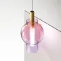 Светодиодный подвесной светильник с плафоном из цветного стекла STAVERN