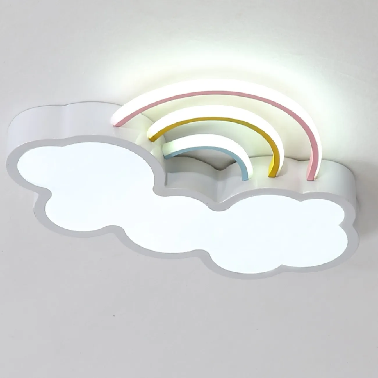 Светодиодный потолочный светильник в виде облака с радугой SUMMER