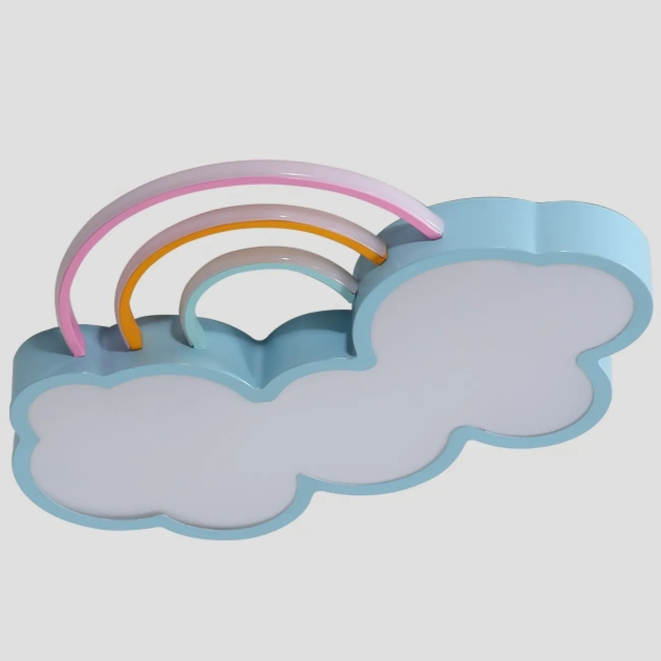 Светодиодный потолочный светильник в виде облака с радугой SUMMER