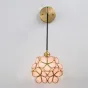 Настенный светильник-бра со стеклянным абажуром SUM WALL