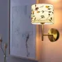 Бра в скандинавском стиле с текстильным плафоном SVEG WALL